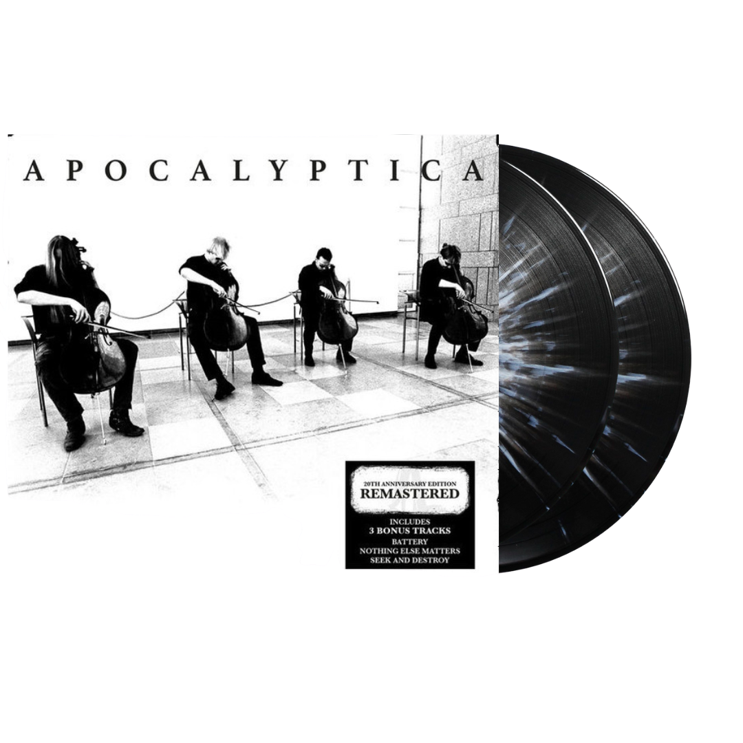 APOCALYPTICA - Plays Metallica By Four Cellos 2-LP (Black Double-Vinyl With White Splatter)