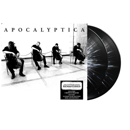 APOCALYPTICA - Plays Metallica By Four Cellos 2-LP (Black Double-Vinyl With White Splatter)